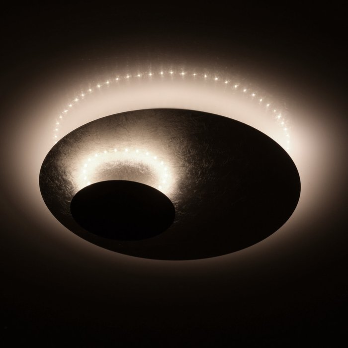 Потолочный светодиодный светильник Галатея серебряного цвета - лучшие Потолочные светильники в INMYROOM