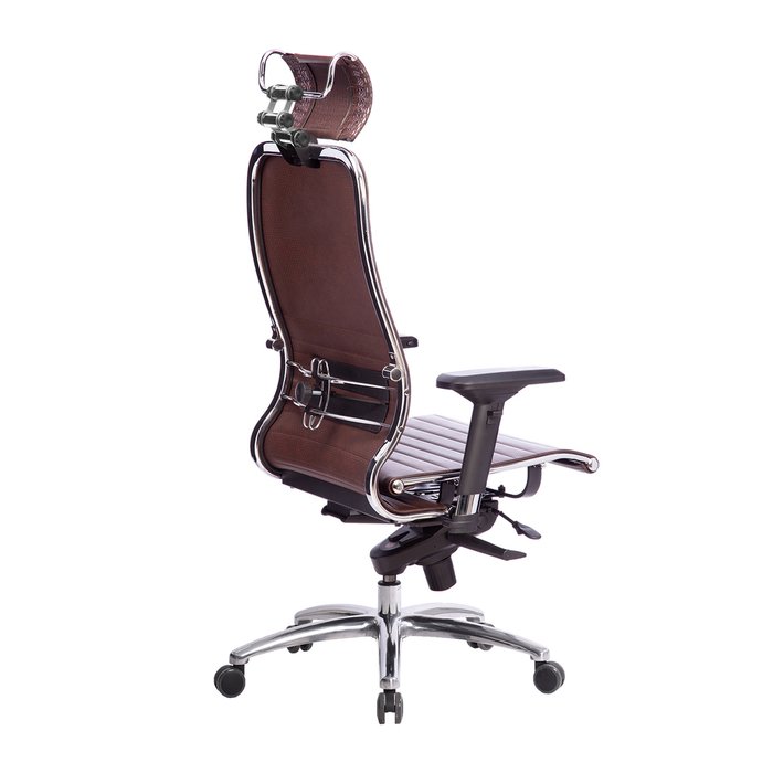 Кресло офисное Samurai темно-коричневого цвета  - лучшие Офисные кресла в INMYROOM