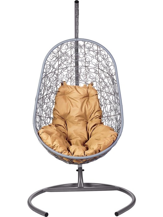 Кресло подвесное Easy серого цвета - купить Подвесные кресла по цене 8900.0