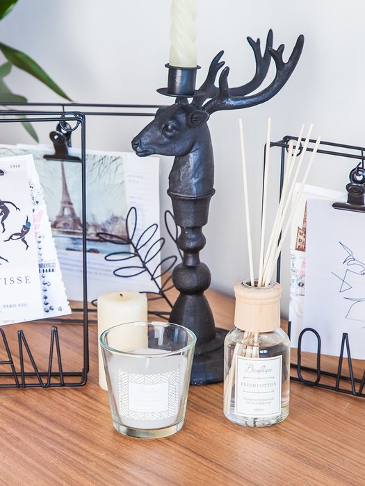 Ароматическая свеча Fresh Cotton в стекле - лучшие Ароматы для дома в INMYROOM