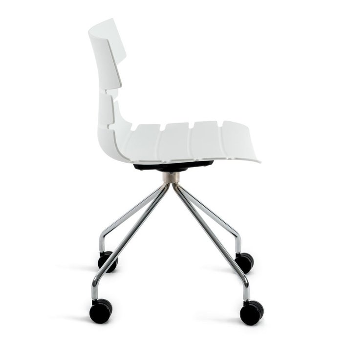 Набор из двух офисных стульев Hansen белого цвета - купить Офисные кресла по цене 17980.0