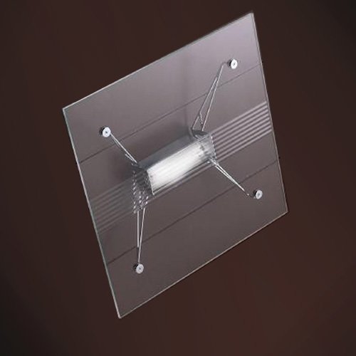 Настенный светильник De Majo SPIDER из прозрачного стекла с матовым орнаментом