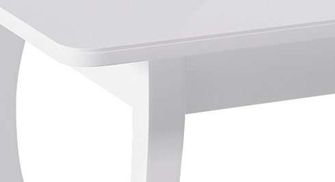 Раскладной обеденный стол 90 белого цвета - купить Обеденные столы по цене 24430.0
