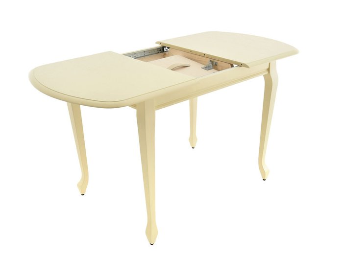 Обеденный стол раскладной Прага цвета слоновой кости - лучшие Обеденные столы в INMYROOM