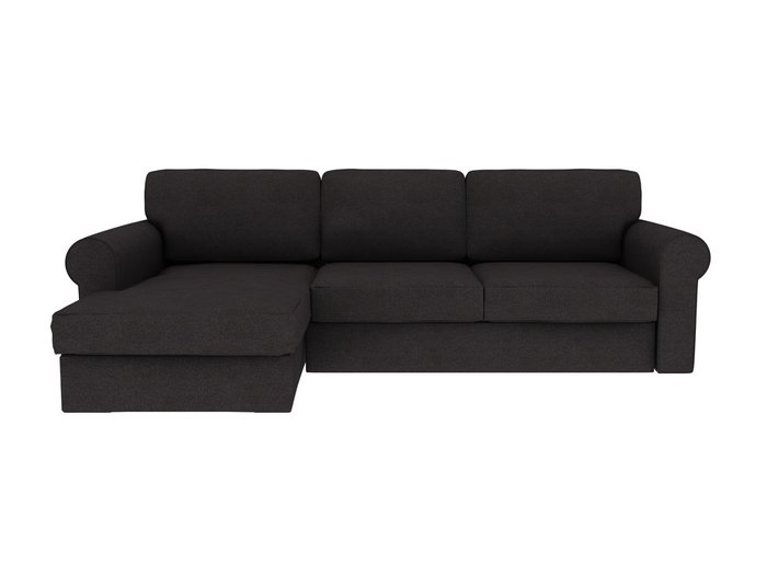 Угловой диван-кровать Murom темно-серого цвета 