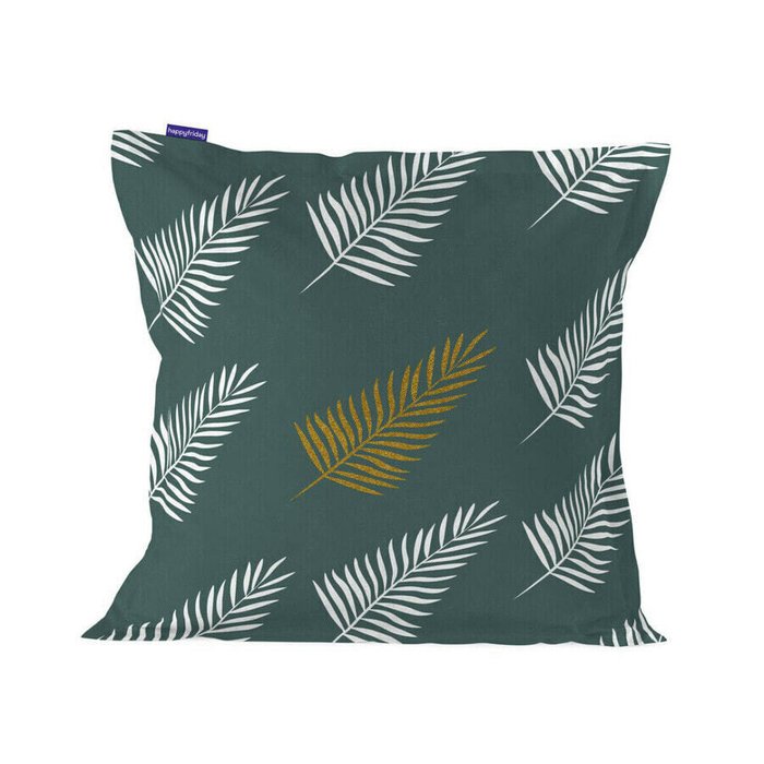 Наволочка Blanc Foliage 60x60 зеленого цвета