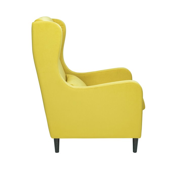 Кресло Хилтон желтого цвета  - лучшие Интерьерные кресла в INMYROOM