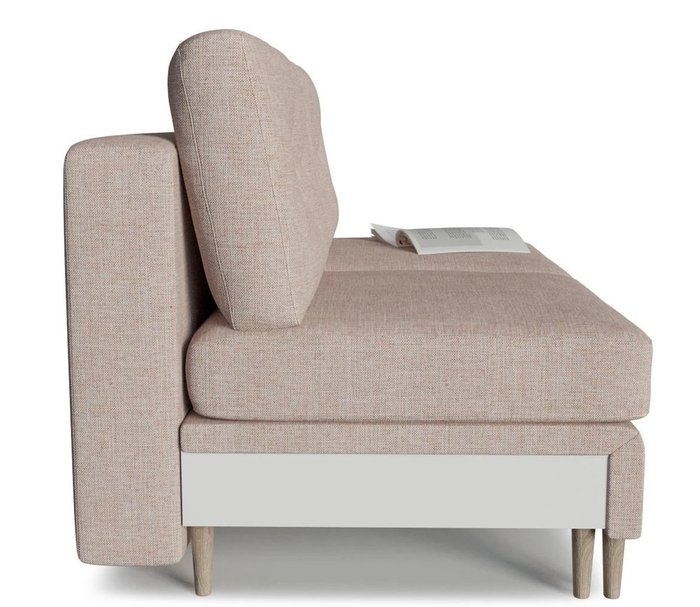Модуль диван-кровати двухместный Белфаст бежевого цвета - лучшие Прямые диваны в INMYROOM