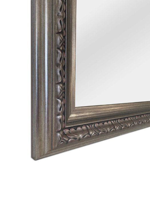 Настенное зеркало Rosalie в раме серебряного цвета - купить Настенные зеркала по цене 25000.0