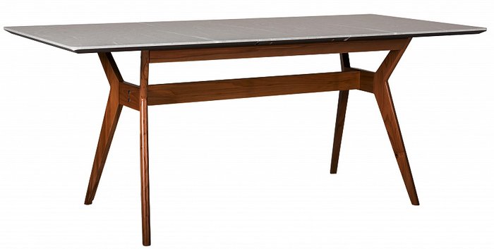 Стол обеденный раскладной Нарвик серо-коричневого цвета - купить Обеденные столы по цене 35460.0