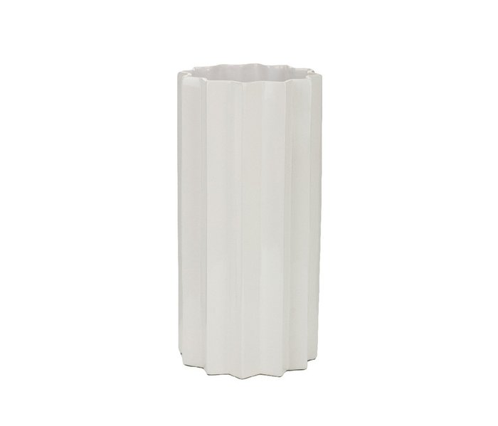 Ваза декоративная Zaranda белого цвета - купить Вазы  по цене 8560.0