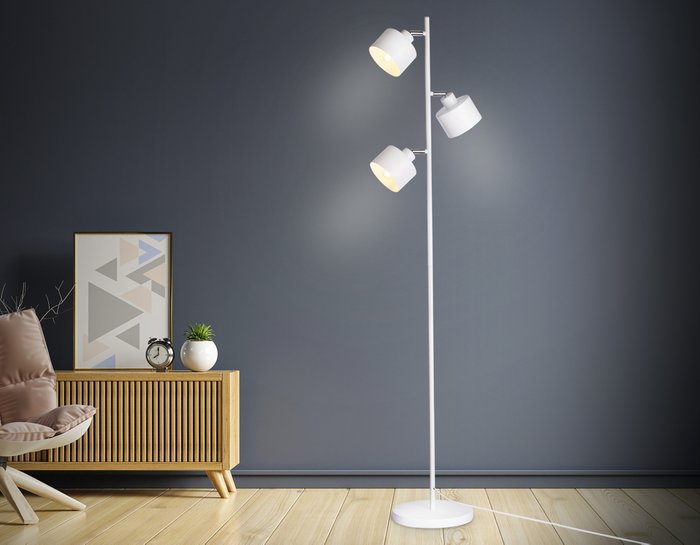 Торшер Traditional TR8154 (металл, цвет белый) - купить Торшеры по цене 13230