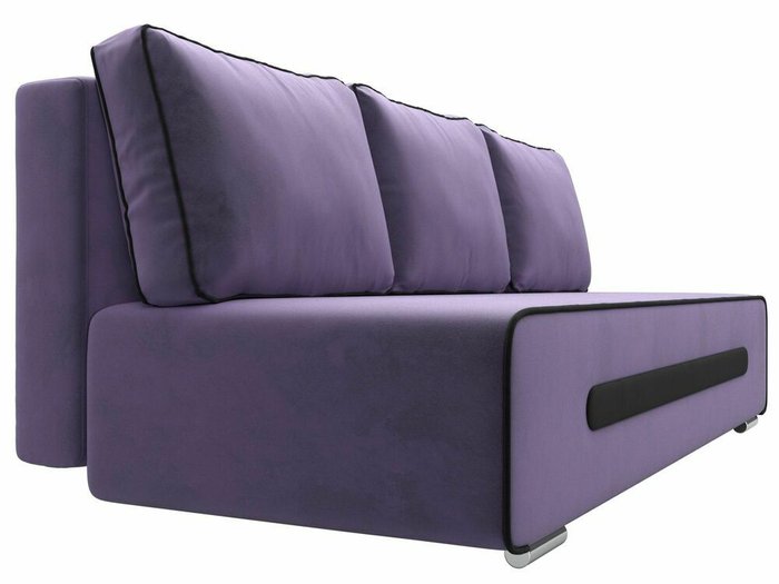 Прямой диван-кровать Приам фиолетового цвета - лучшие Прямые диваны в INMYROOM