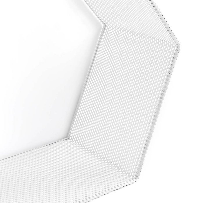 Комплект из трех полок из перфорированного металла Bretty белого цвета - лучшие Полки в INMYROOM