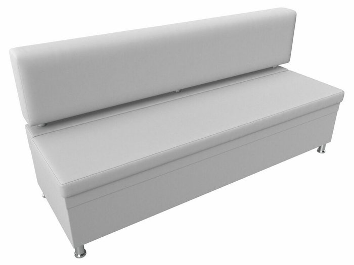 Прямой диван Стайл белого цвета (экокожа) - лучшие Прямые диваны в INMYROOM