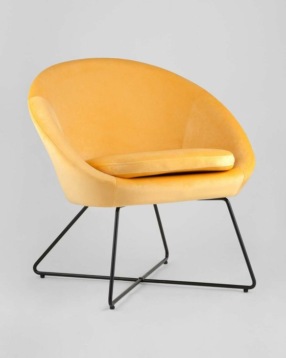 Кресло Колумбия оранжевого цвета - купить Интерьерные кресла по цене 14990.0