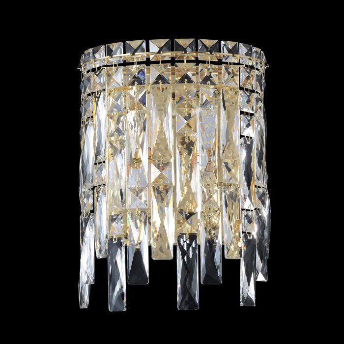 Бра хрусталь Crystal Lux ABRIL AP2 GOLD - лучшие Бра и настенные светильники в INMYROOM Бра хрусталь Crystal Lux ABRIL AP2 GOLD - лучшие Бра и настенные светильники в INMYROOM