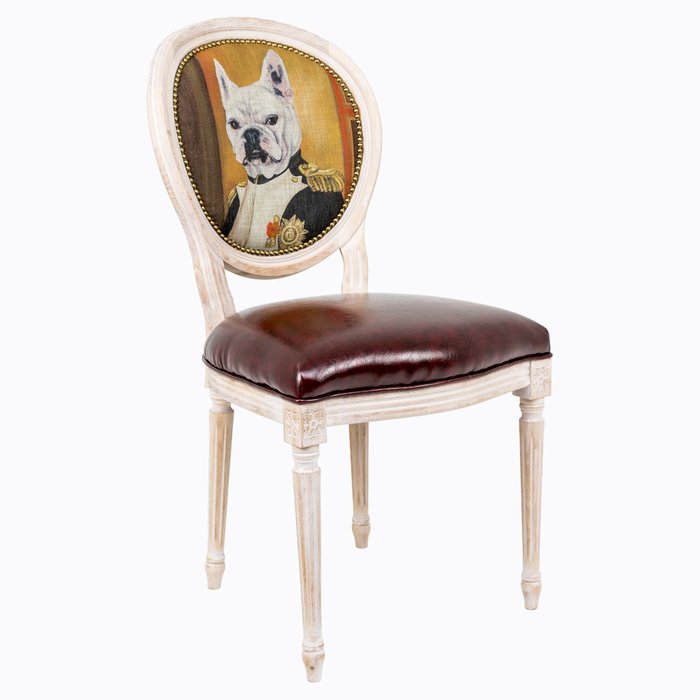 Стул Музейный экспонат версия 12 Наполеон в 1812 году с сидением из экокожи - купить Обеденные стулья по цене 29000.0