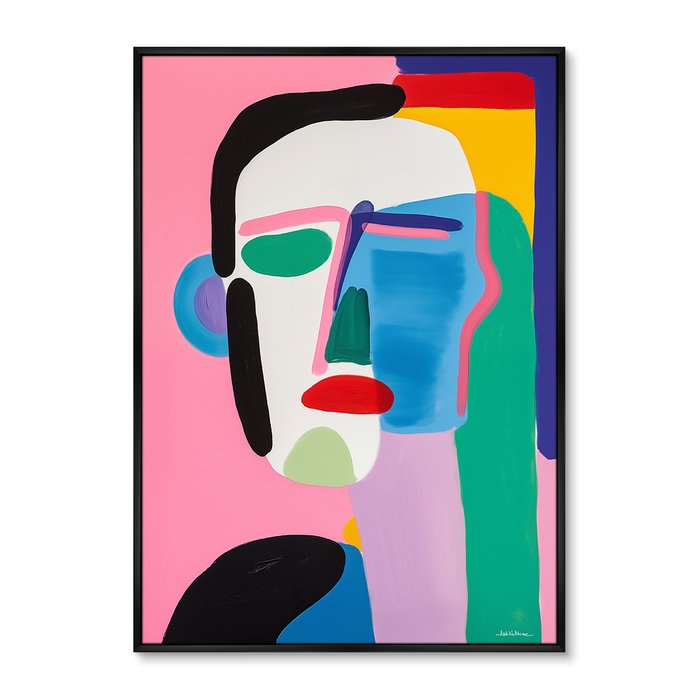 Репродукция картины The Mask collection, No 6, 2024г. Репродукция картины The Mask collection, No 6, 2024г.