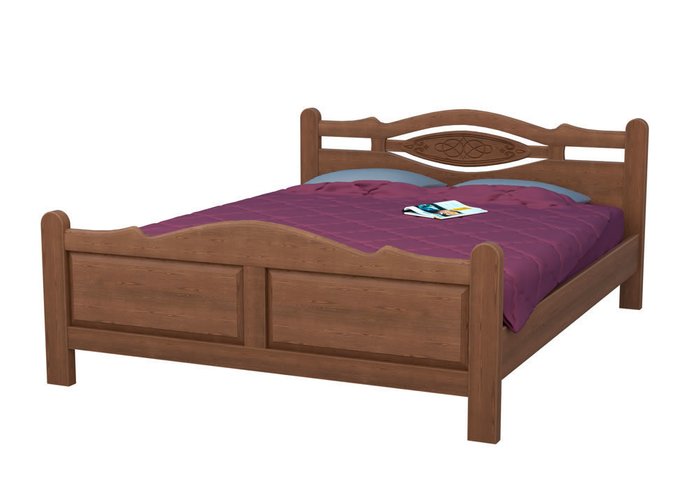 Кровать Орден бук-олива 120х200 - лучшие Кровати для спальни в INMYROOM