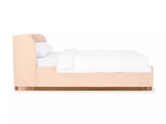 Кровать Vibe 160х200 бежевого цвета с подъемным механизмом - лучшие Кровати для спальни в INMYROOM