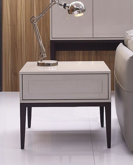 Приставной столик Marbella серо-бежевого цвета не то фото - купить Журнальные столики по цене 43050 Приставной столик Marbella серо-бежевого цвета не то фото - купить Журнальные столики по цене 43050