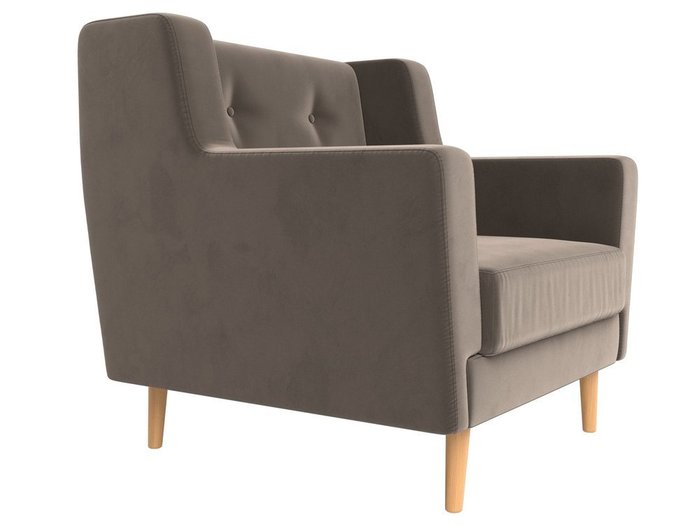 Кресло Брайтон светло-коричневого цвета - лучшие Интерьерные кресла в INMYROOM
