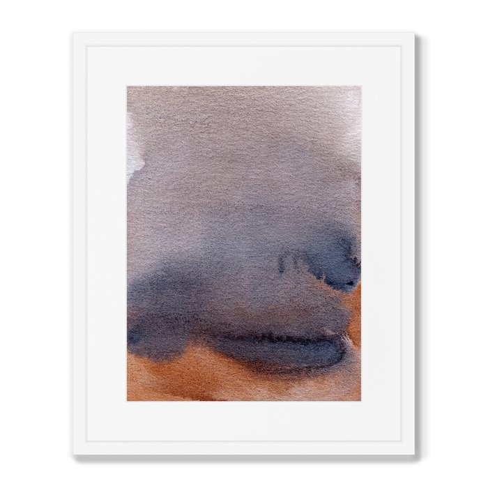 Репродукция картины в раме Lake in the rain - купить Картины по цене 8199.0