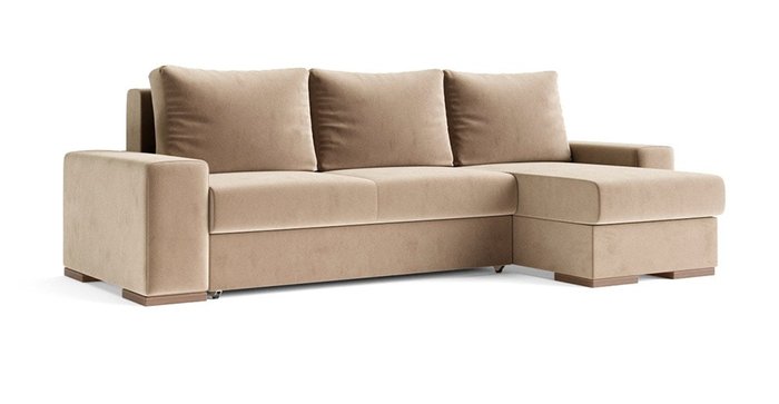 Угловой диван-кровать Матиас бежевого цвета - купить Угловые диваны по цене 95929.0