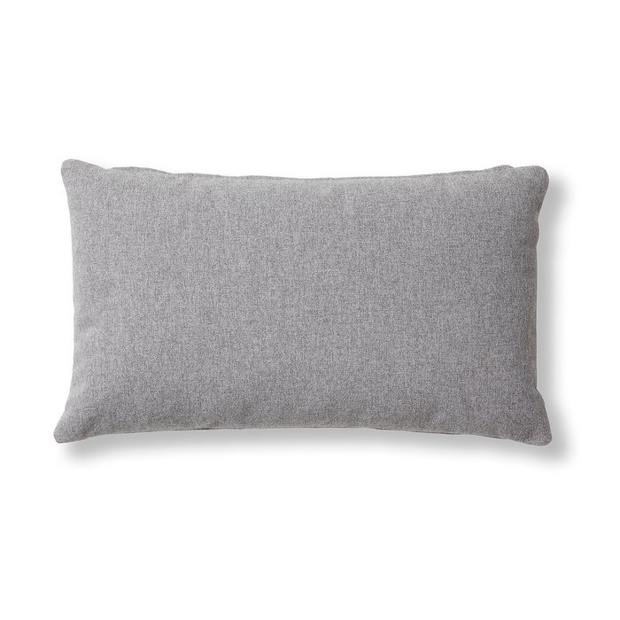 Чехол для декоративной подушки Mak fabric grey светло-серого цвета