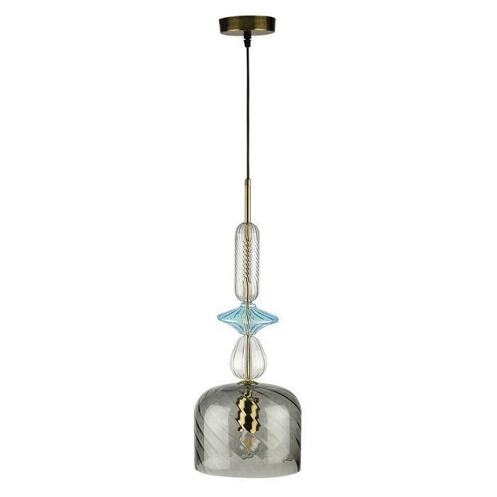 Подвесной светильник Candy серо-голубого цвета - купить Подвесные светильники по цене 8240.0