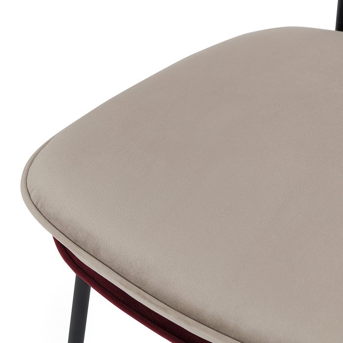 Стул Рea бордового цвета - лучшие Обеденные стулья в INMYROOM