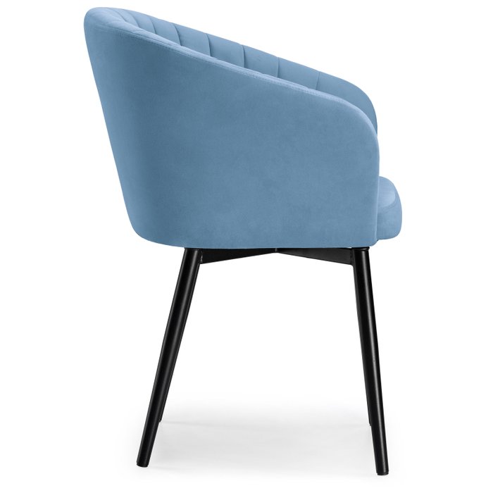 Стул вращающийся Моншау синего цвета - лучшие Обеденные стулья в INMYROOM