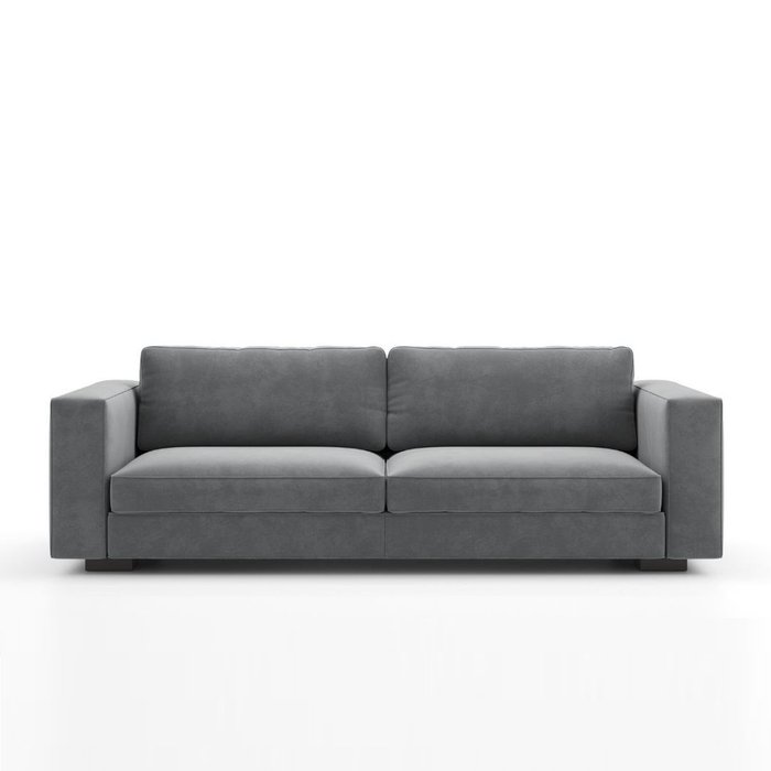Диван Manhattan L серого цвета - купить Прямые диваны по цене 129700.0
