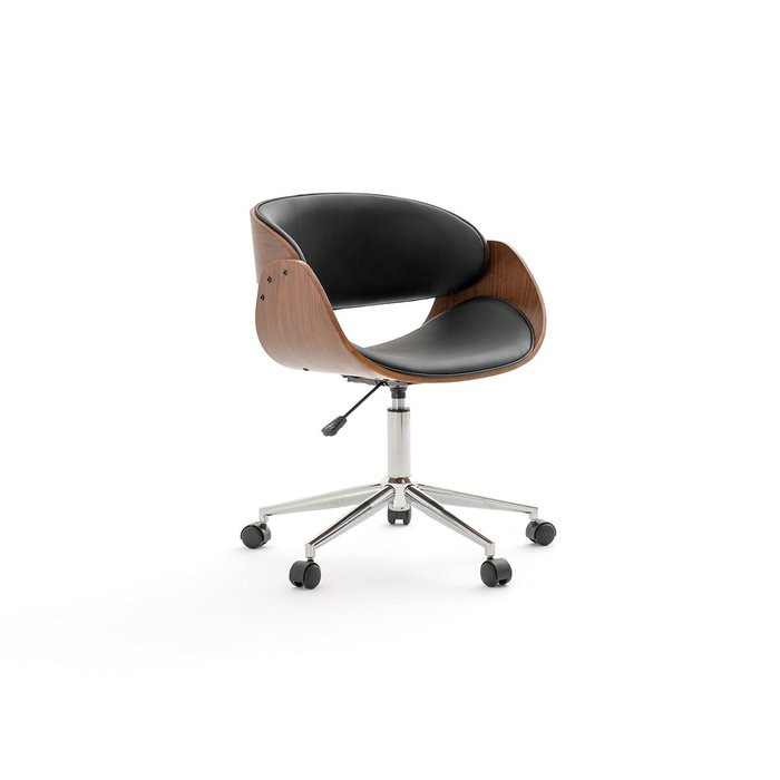 Кресло офисное Zoran черно-коричневого цвета