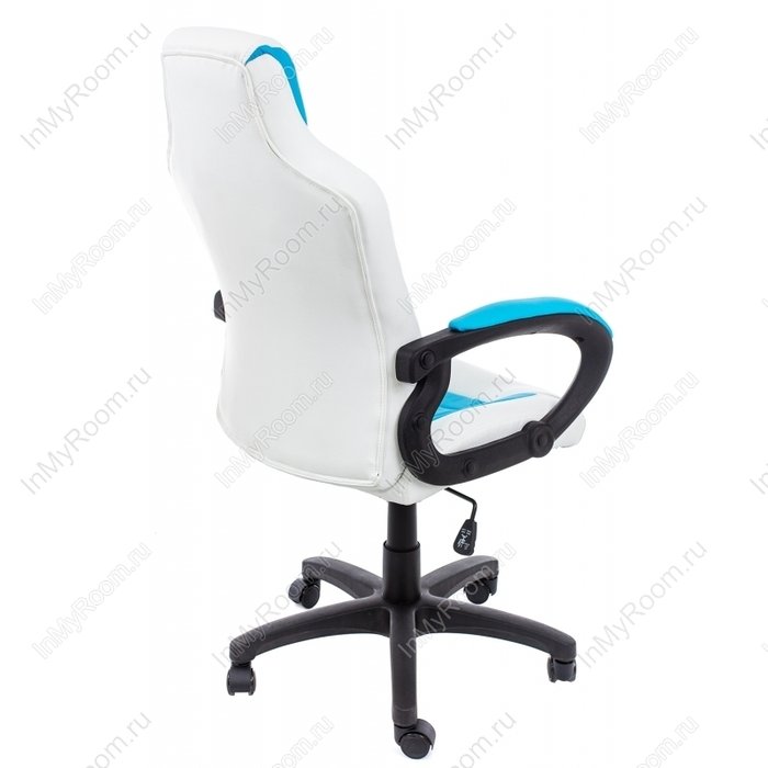 Компьютерное кресло Kadis сине-белого цвета - лучшие Офисные кресла в INMYROOM