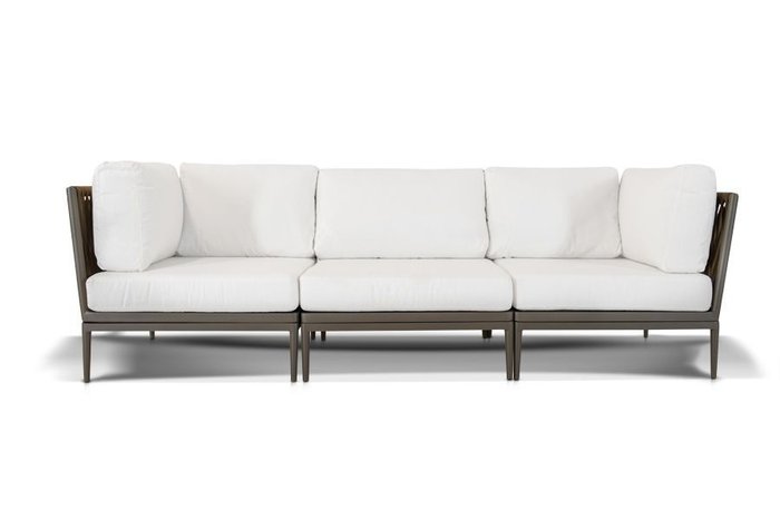 Модульный диван Касабланка серого цвета