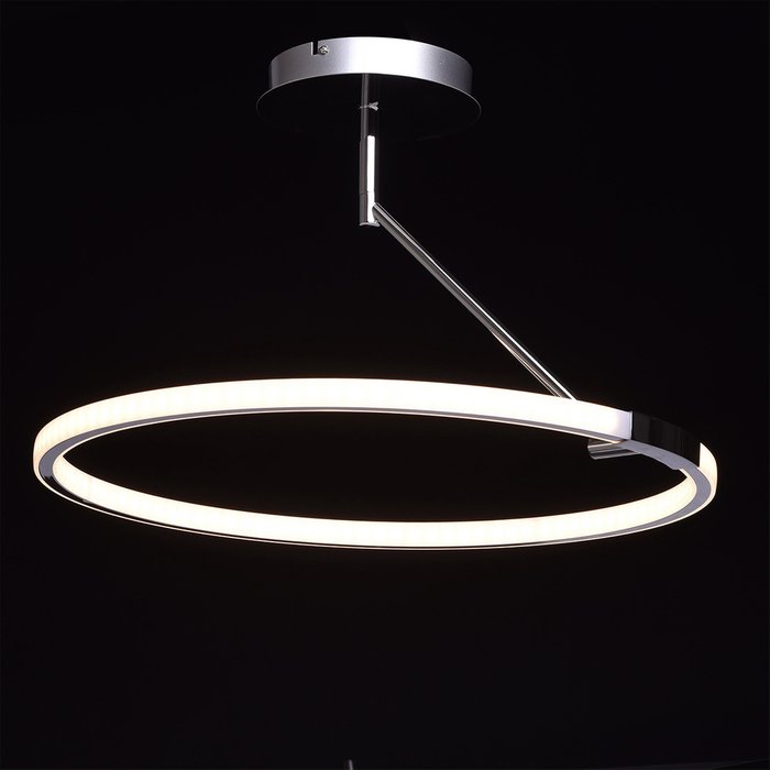 Потолочный светодиодный светильник  Платлинг серебристого цвета - лучшие Потолочные светильники в INMYROOM