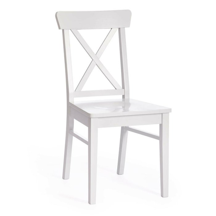 Комплект из двух стульев Retro белого цвета - купить Обеденные стулья по цене 8920.0