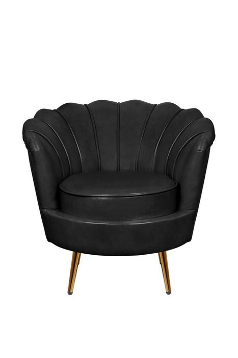 Кресло Pearl черного цвета - купить Интерьерные кресла по цене 23500
