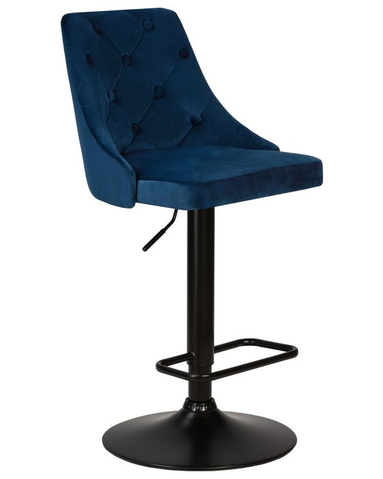 Стул барный Joseph синего цвета - купить Барные стулья по цене 8840.0