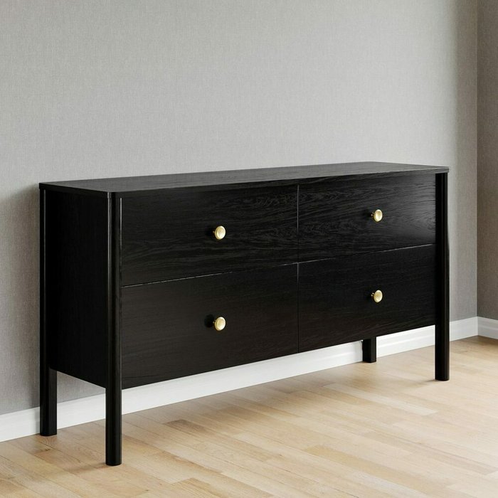 Комод Bergen BG003 черного цвета - купить Комоды по цене 132800.0 Комод Bergen BG003 черного цвета - купить Комоды по цене 132800.0