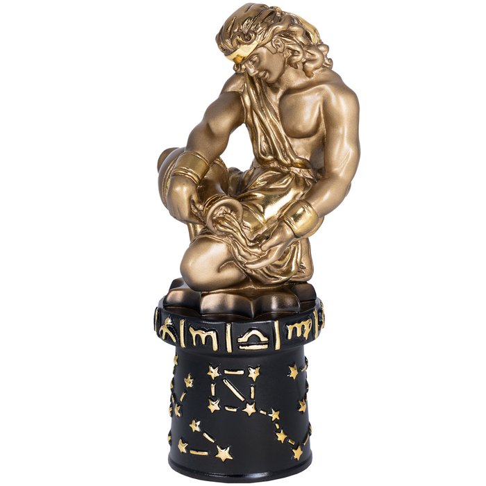 Статуэтка Знак зодиака Водолей бронзового цвета - лучшие Фигуры и статуэтки в INMYROOM
