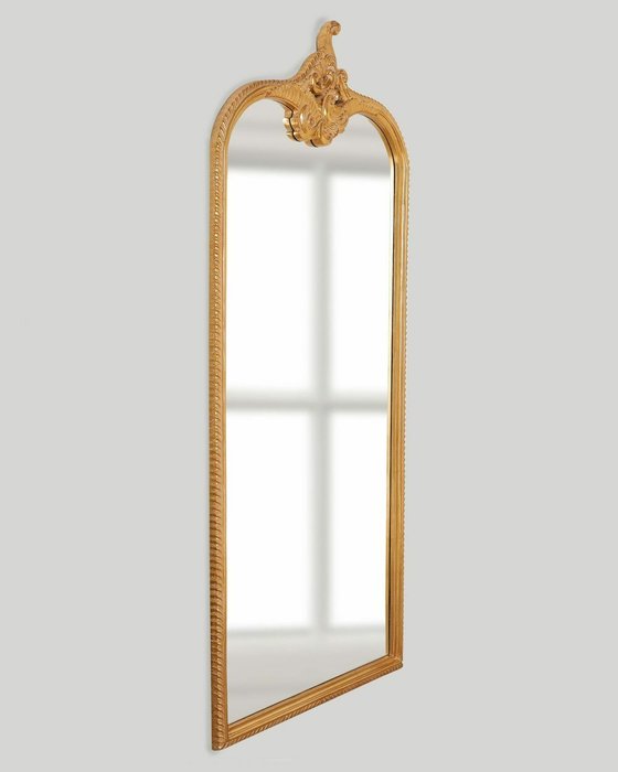 Напольное зеркало Кайли Gold в золотой раме - купить Настенные зеркала по цене 104602.0