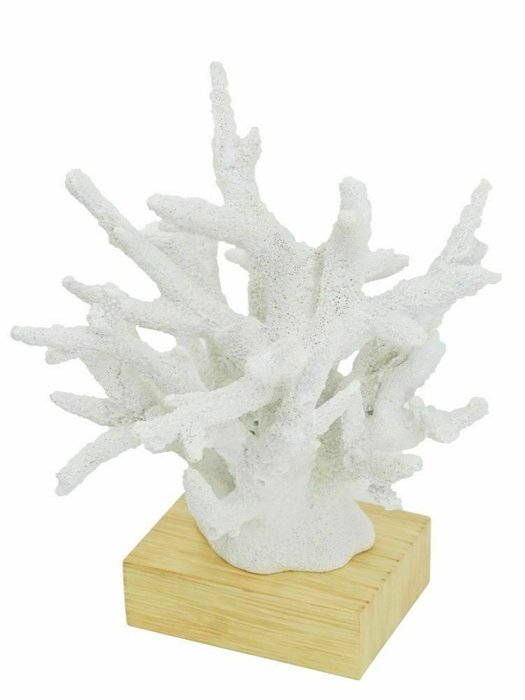 Декор настольный Коралл белого цвета - купить Фигуры и статуэтки по цене 9190.0