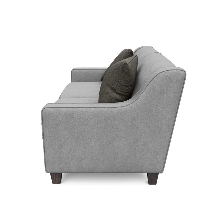  Двухместный диван Агата M серого цвета - лучшие Прямые диваны в INMYROOM