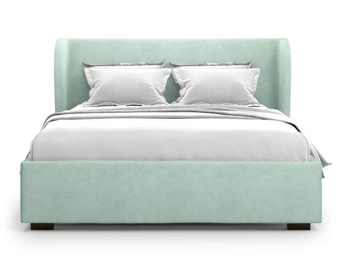 Кровать Tenno без подъемного механизма 140х200 ментолового цвета - купить Кровати для спальни по цене 44000.0