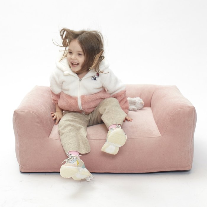 Детский бескаркасный диван Cloud розового цвета - купить Бескаркасная мебель по цене 15290.0