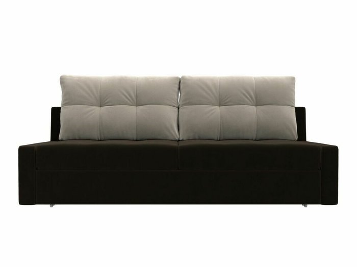 Прямой диван-кровать Мартин коричневого цвета - купить Прямые диваны по цене 39999.0