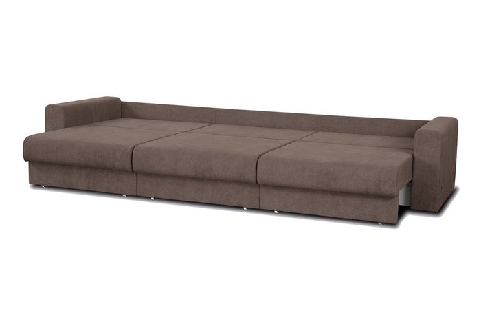 Диван-кровать Модена коричневого цвета - купить Прямые диваны по цене 70800.0